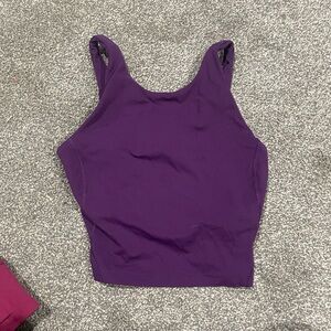 lululemon athletica Purple Crop Top